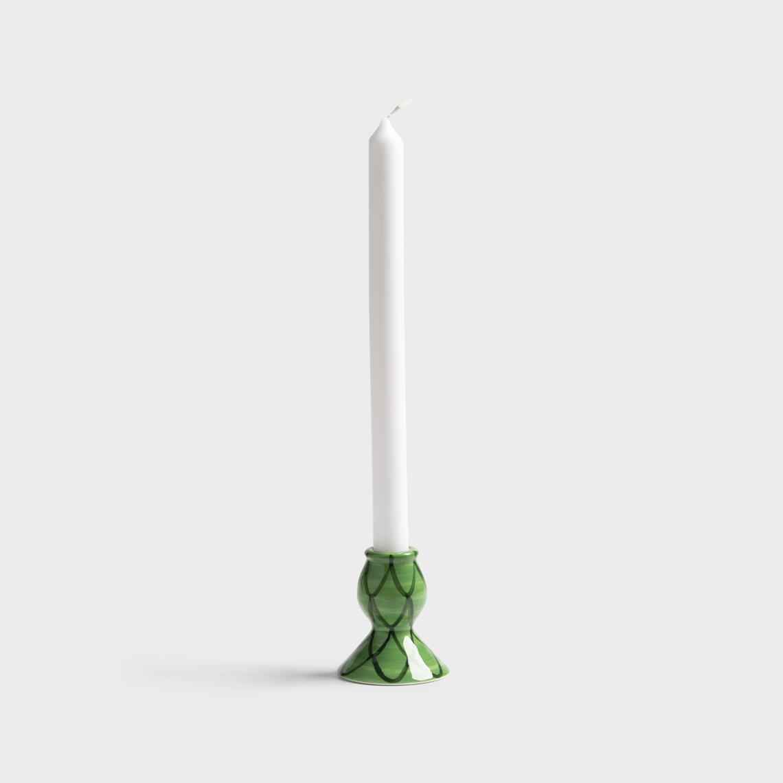 Candle holder sirène green