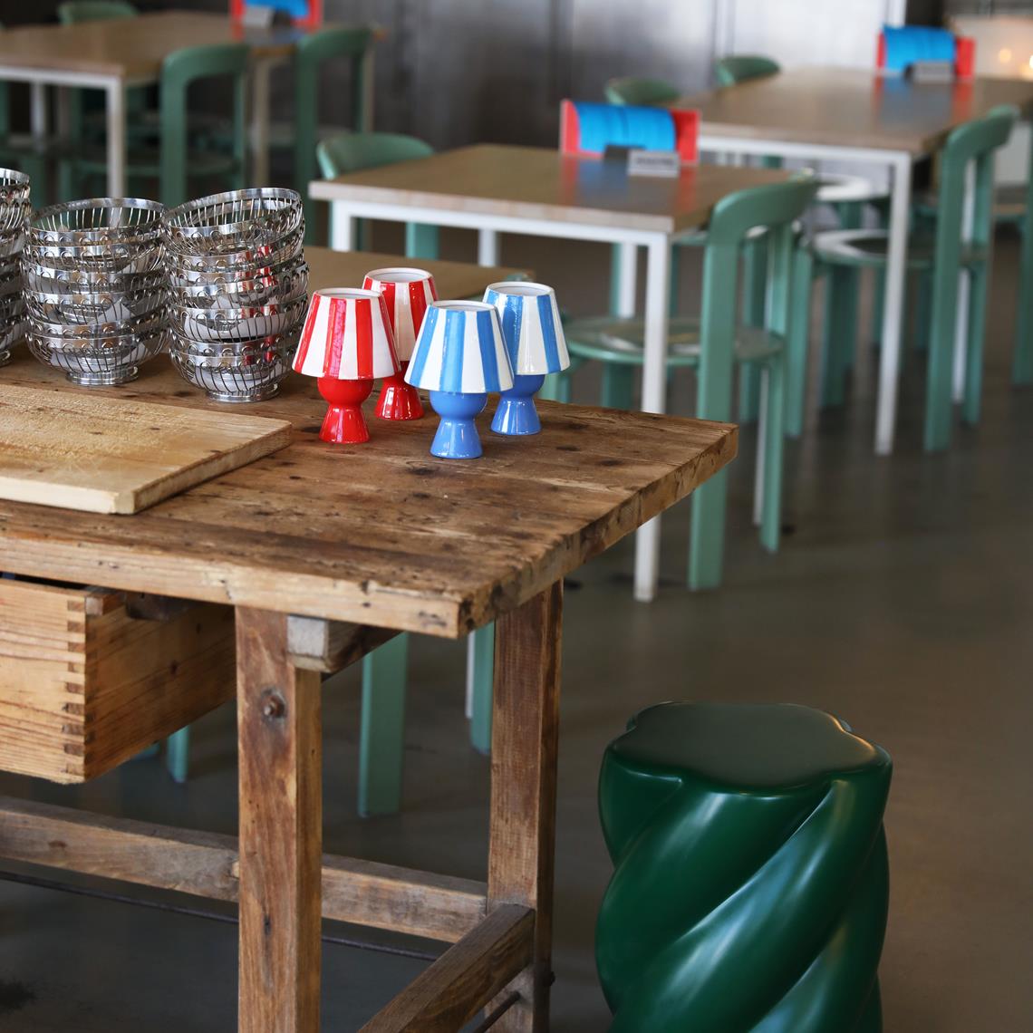 Tealight holder cantine blue