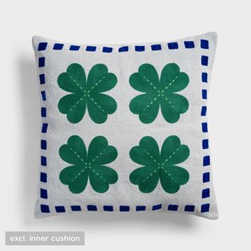 Cushion patch clover 50x50