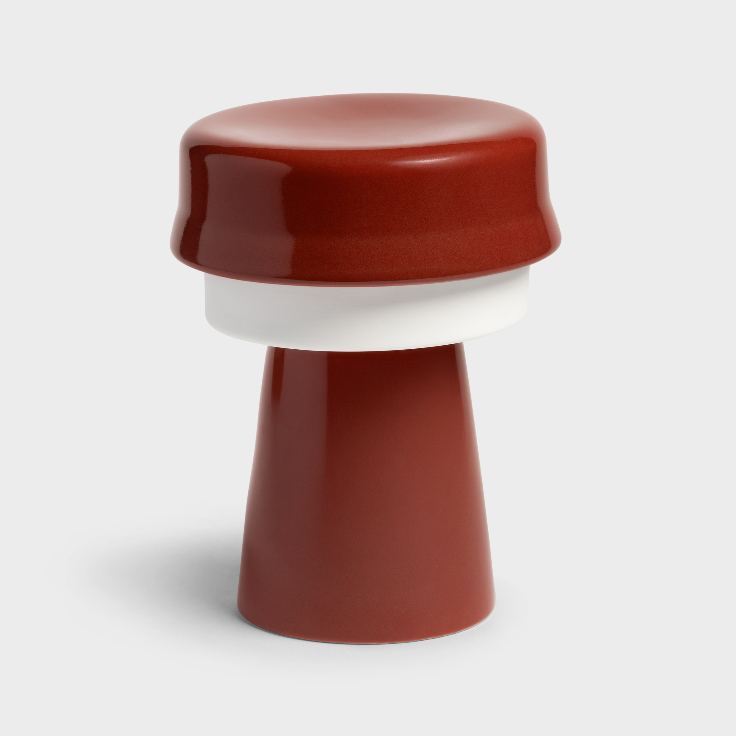 Table lamp hat burgundy