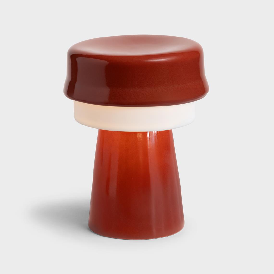 Table lamp hat burgundy