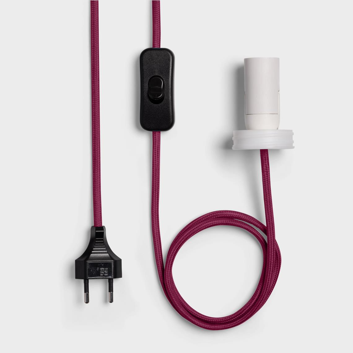 Table lamp hat burgundy