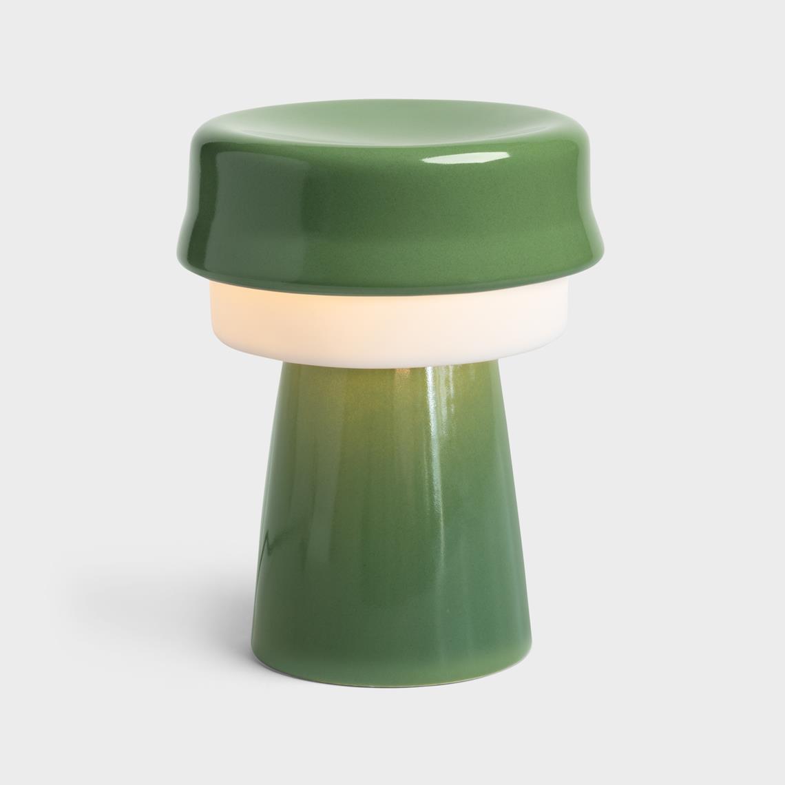 Table lamp hat green