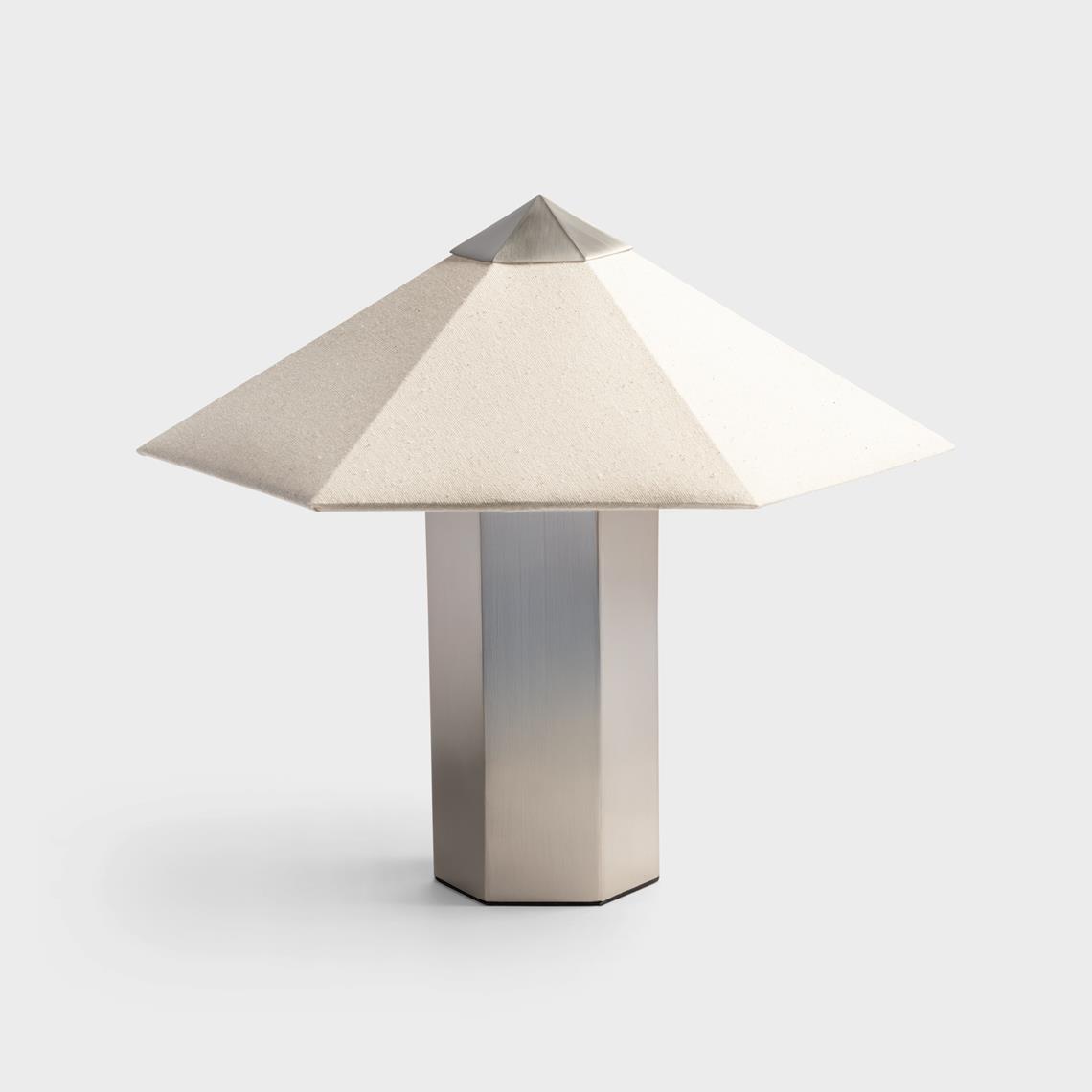 Tablelamp phira brushed steel