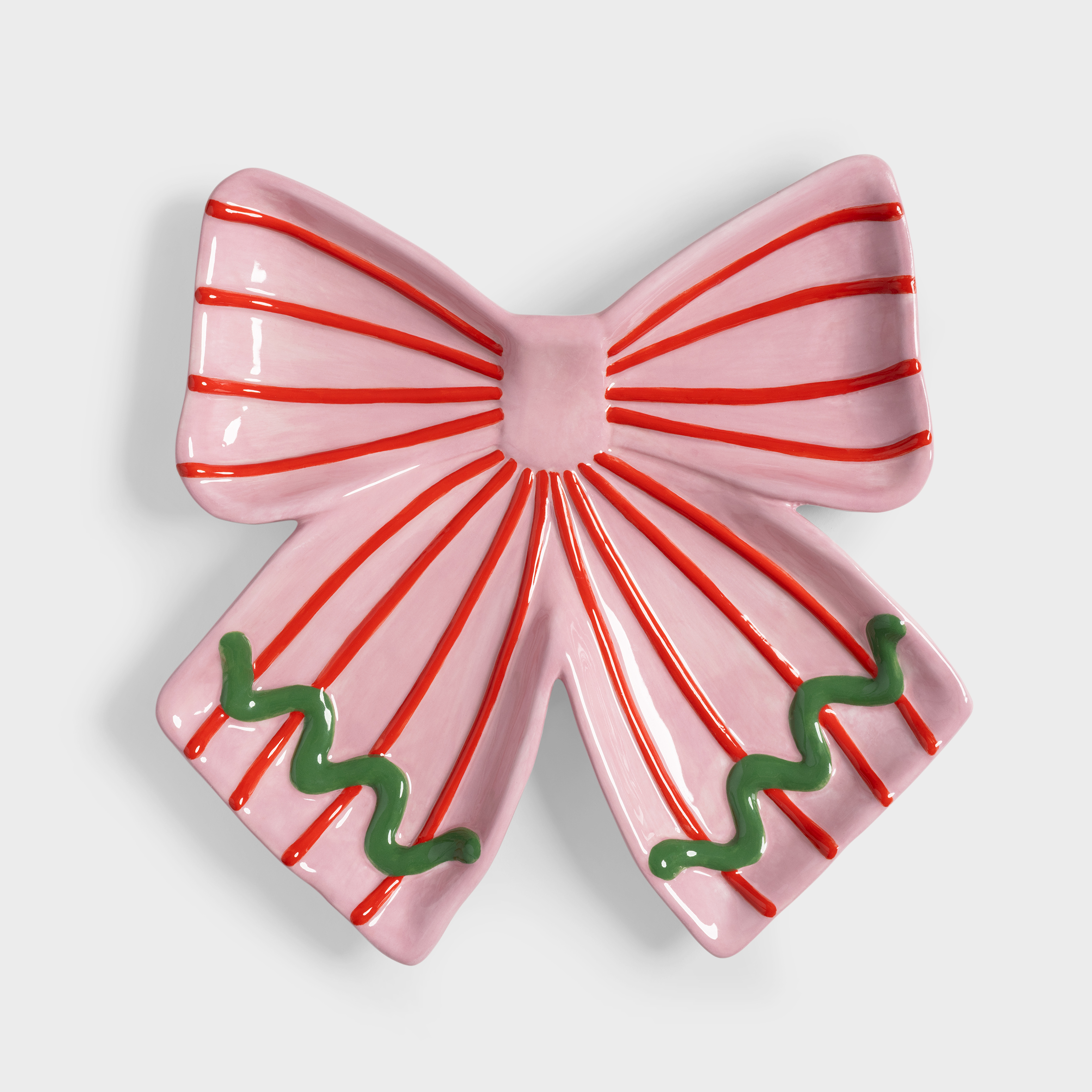 Plate ribbon pink
