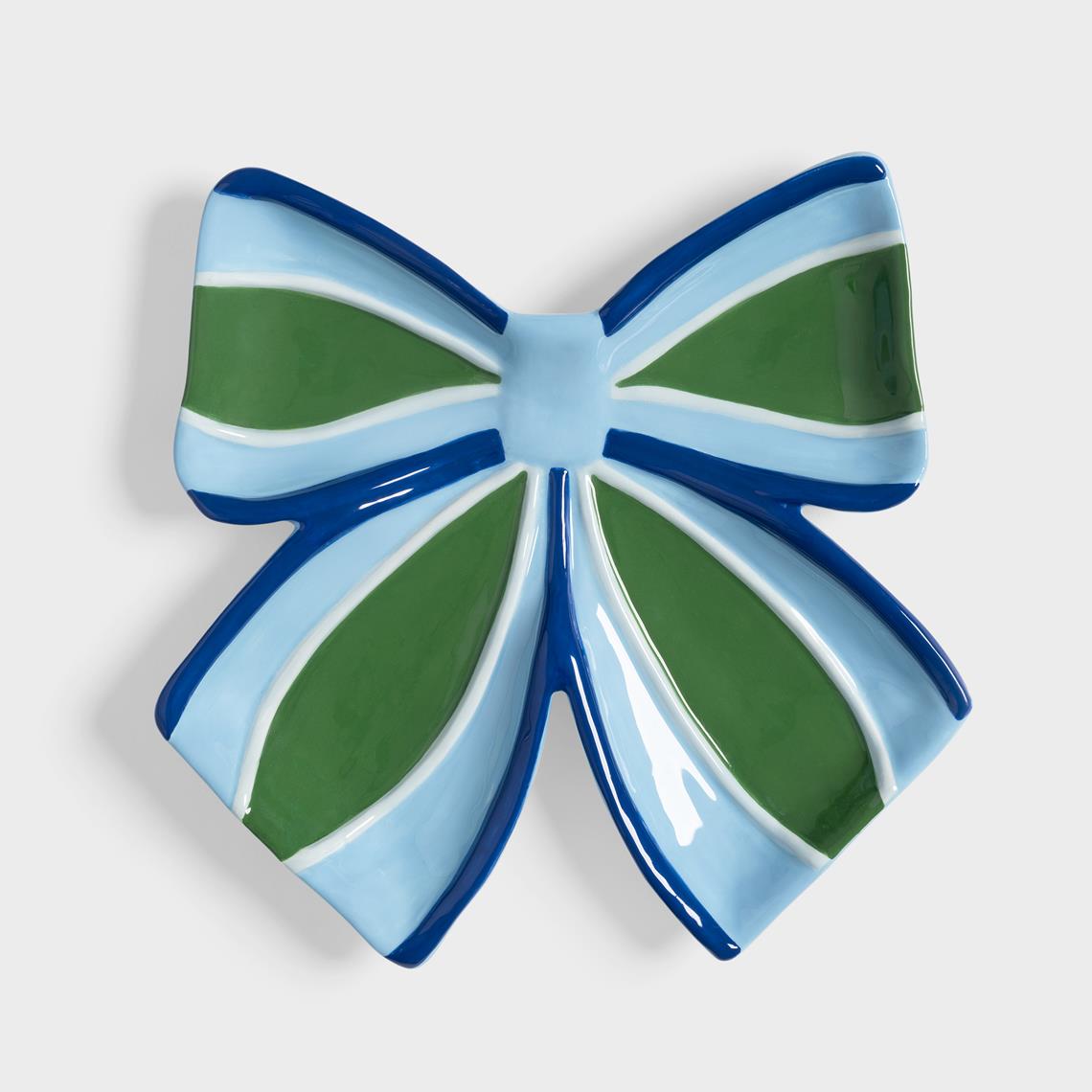 Plate ribbon blue