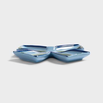 Plate ribbon blue