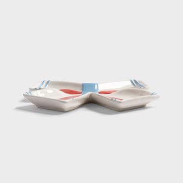 Plate ribbon off white