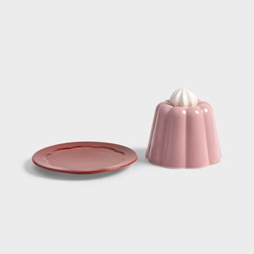 Cloche pudding pink