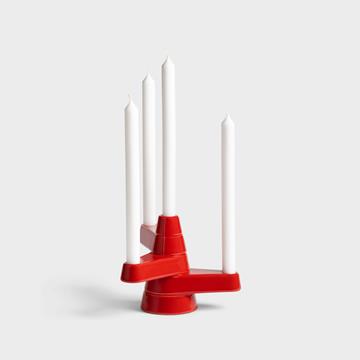 Candle holder brute red