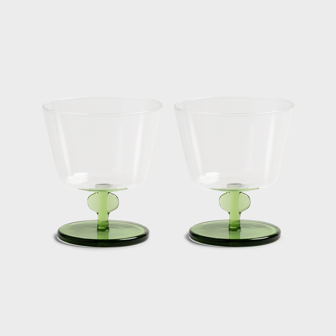 Water glass petal set of 2