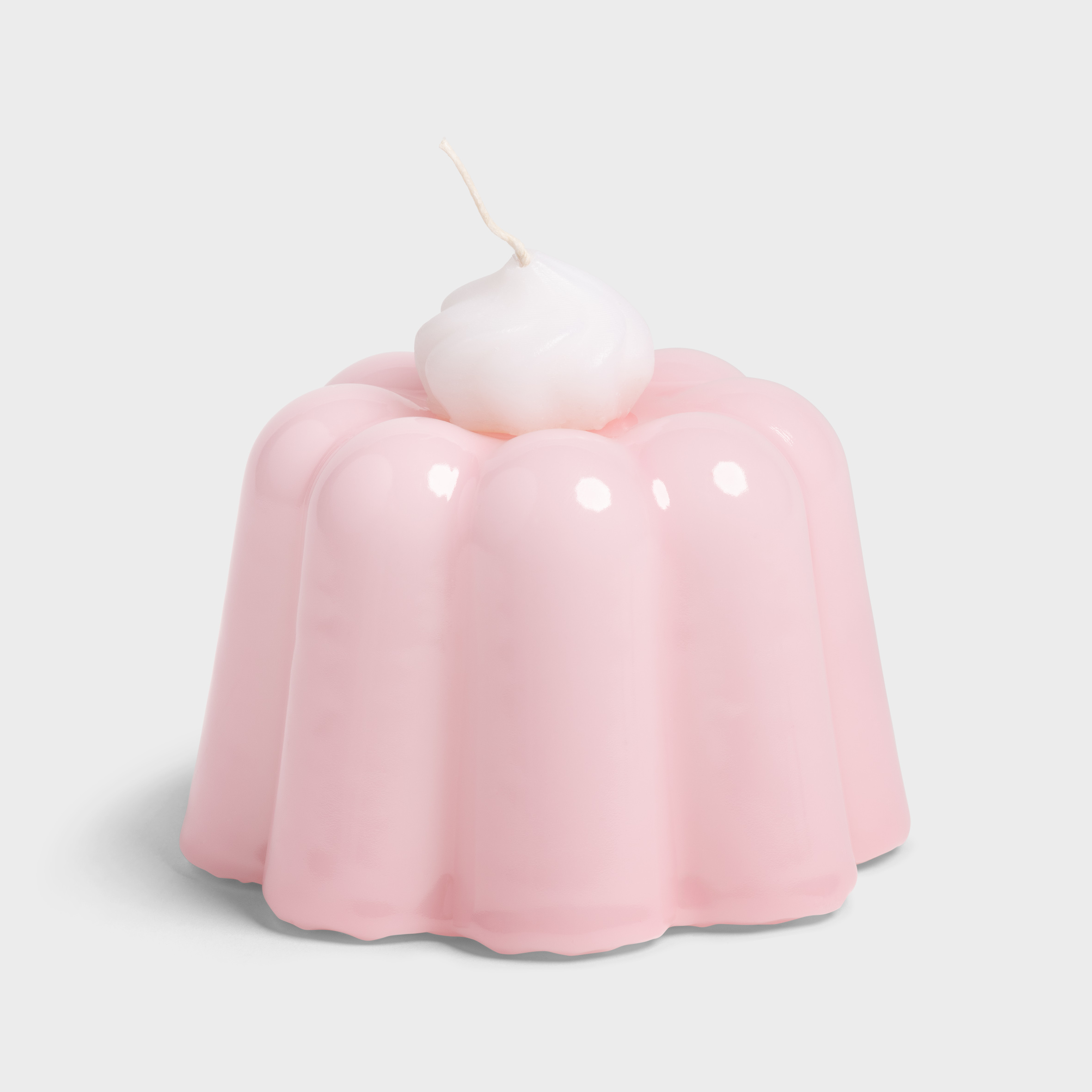 Candle pudding pink