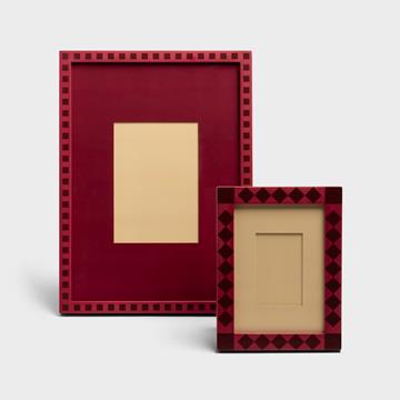 Photo frame osteria A4 burgundy