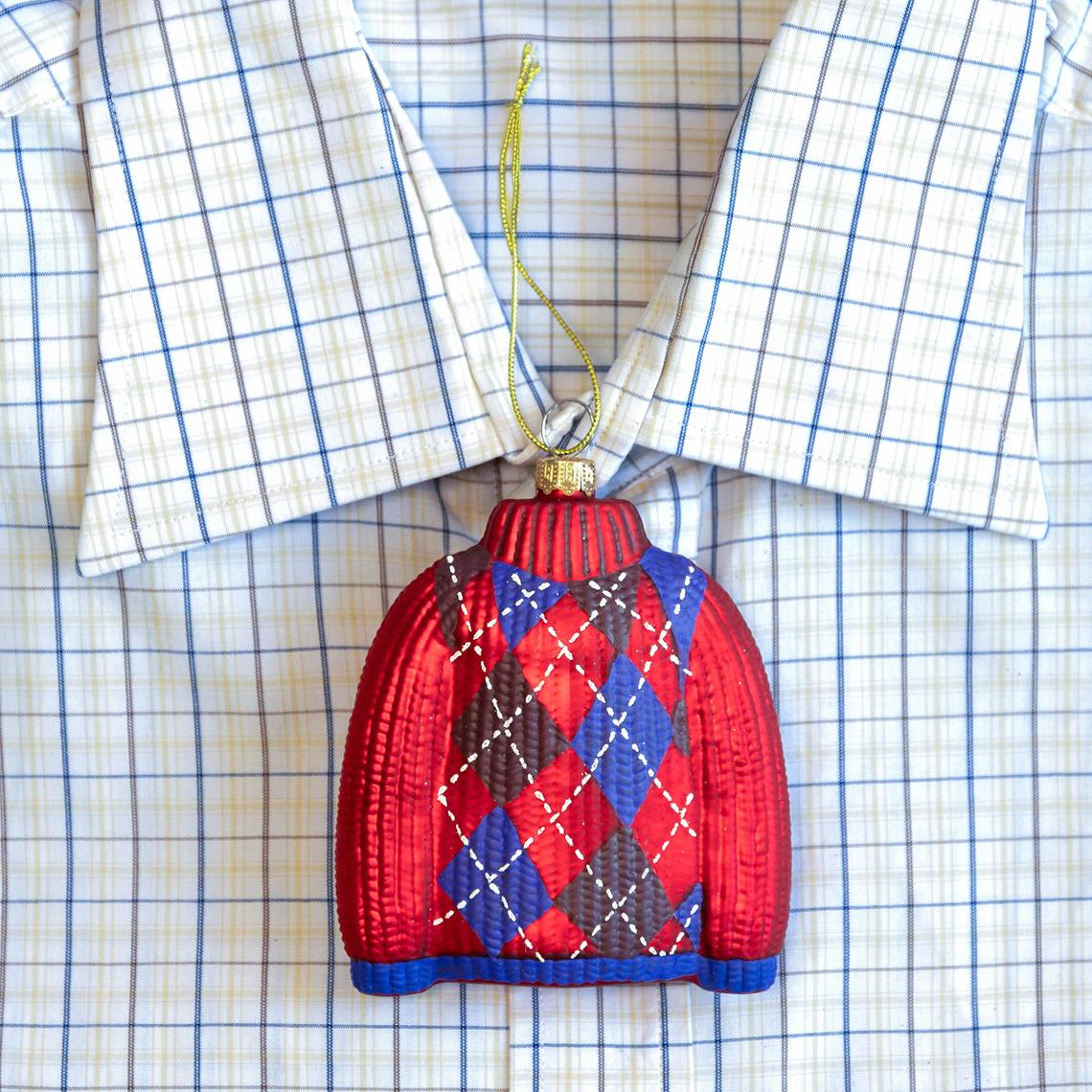 Ornament sweater red