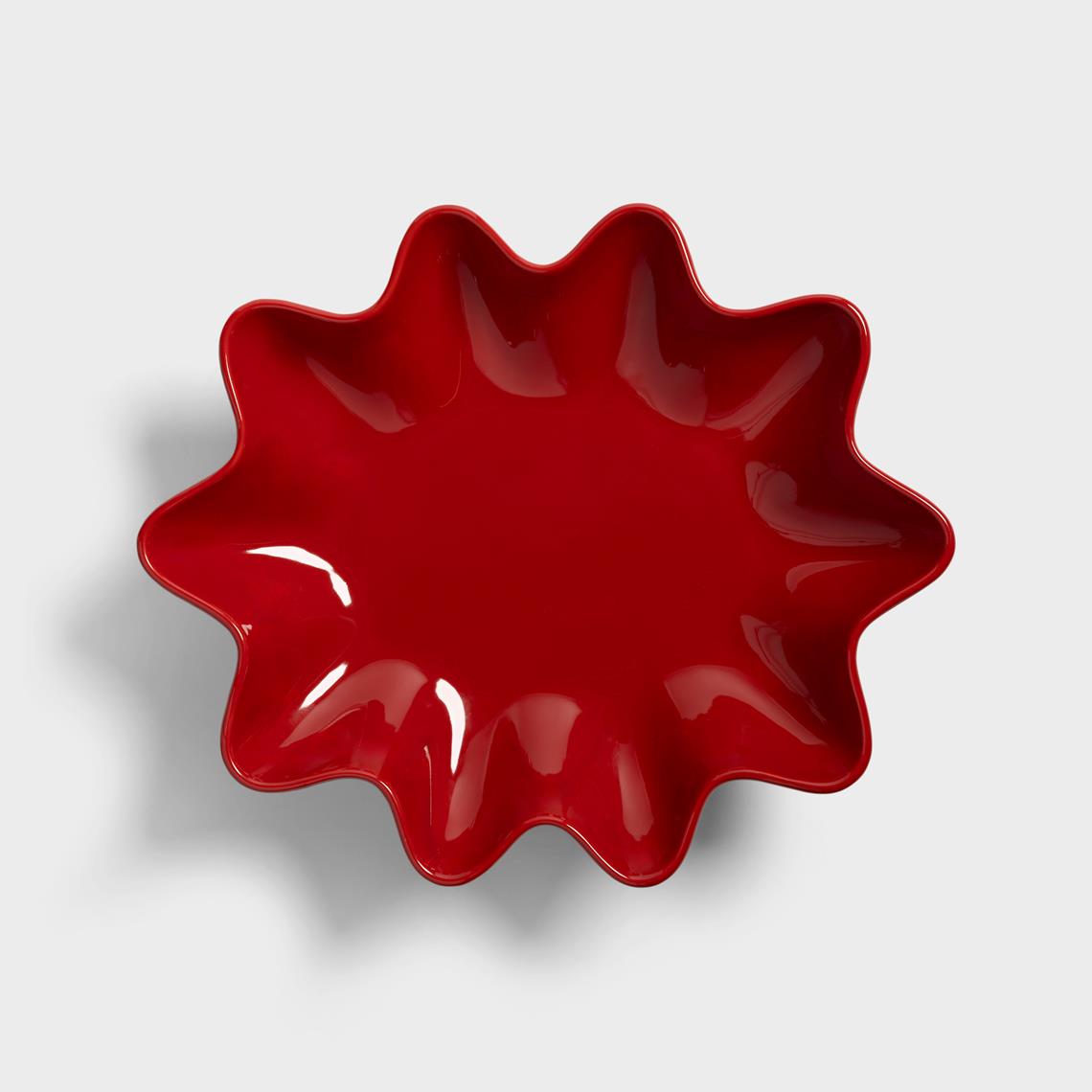 Bowl sun oval burgundy