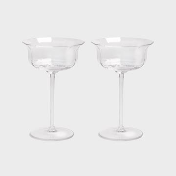 Coupe mano crystal set of 2