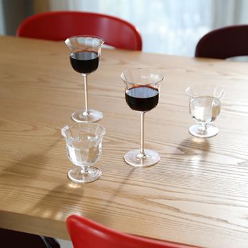 Glass mano crystal set of 2