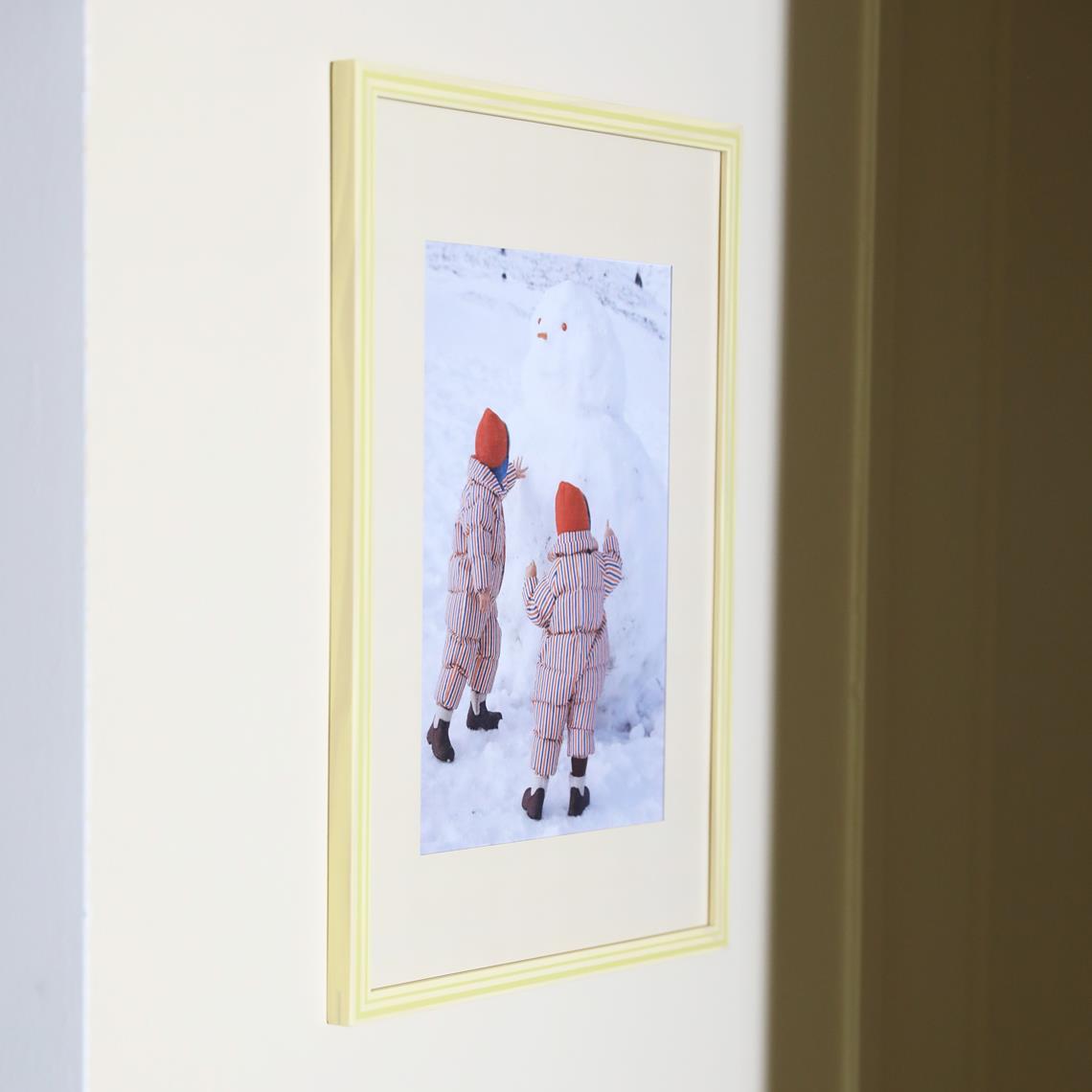 Photo frame osteria A3 yellow