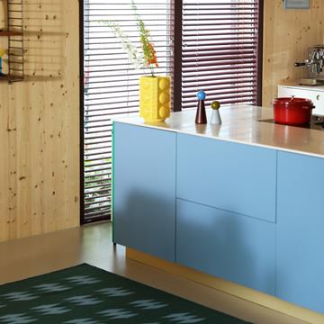 Vase facet corn yellow