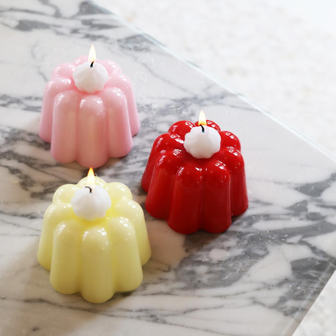 Candle pudding butter