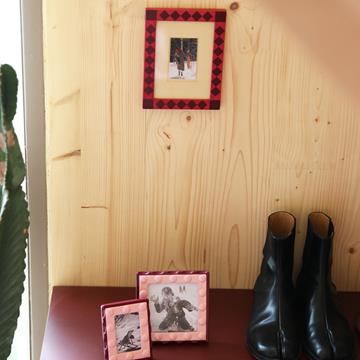 Photo frame osteria A6 burgundy