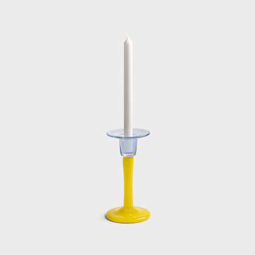 Candle holder cassata yellow