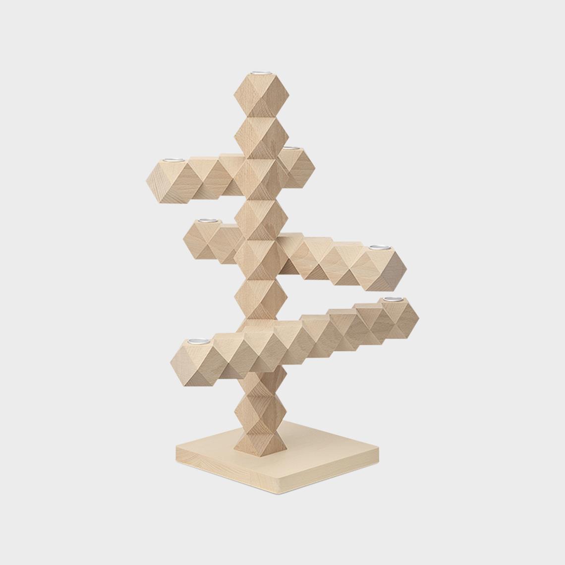 Clean Cut candle holder 7 natural