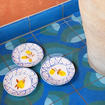 Plate lemon moroccan set of 4