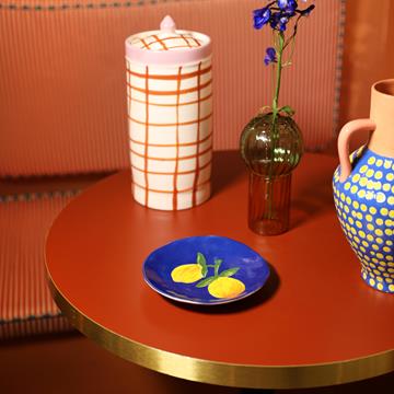 Plate lemon full colour set of 4