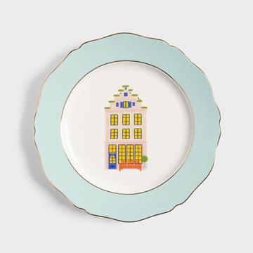 Plate magic mushroom set of 4