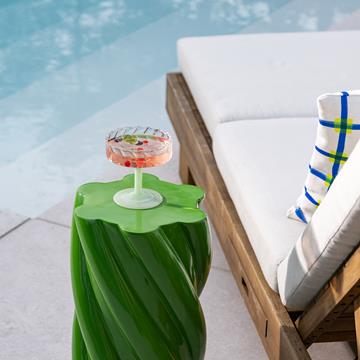 Coupe twirl green set of 2