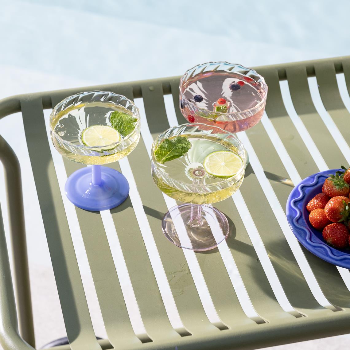 Coupe twirl pink set of 2