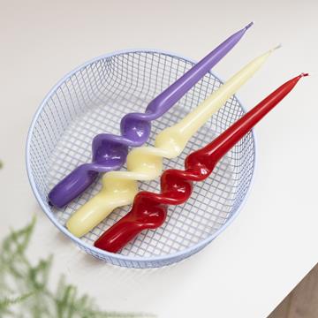 Candle alpha sunset set of 3