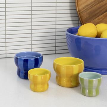 Mug circus large yellow set of 2