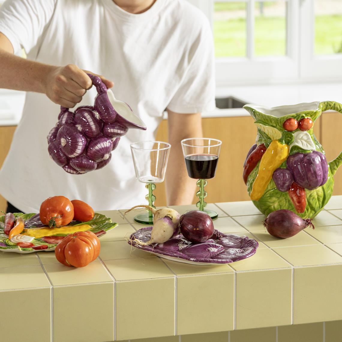 Wine glass petal set of 2