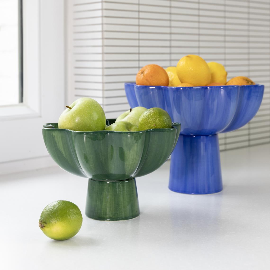 Bowl sun green small