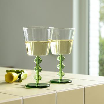 Wine glass petal set of 2