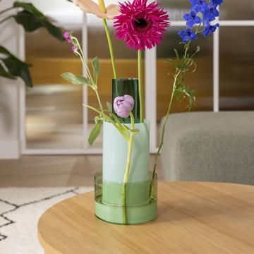 Vase amphi milky large