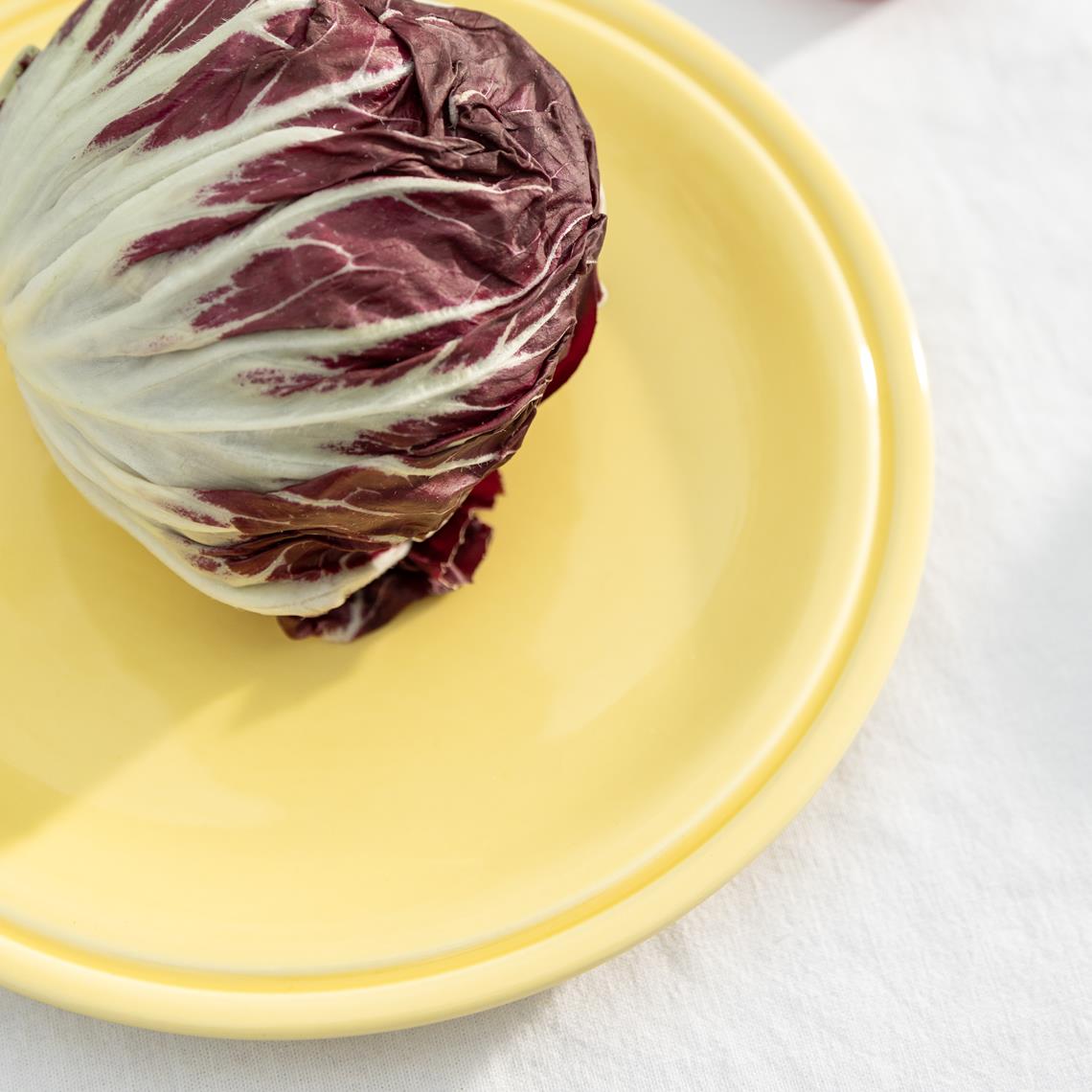 Plate mochi yellow medium set of 2