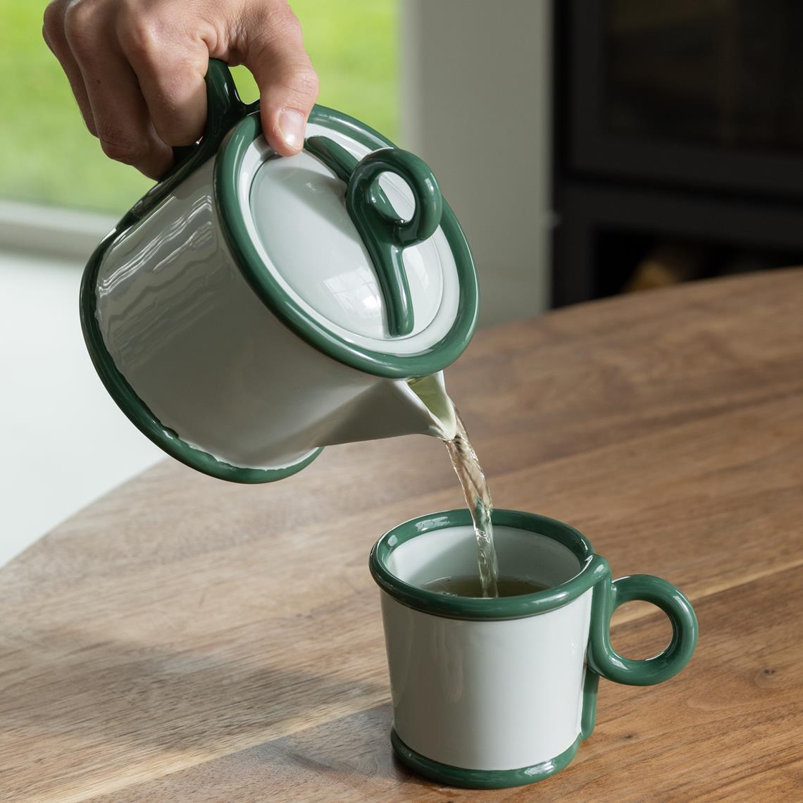 Teapot loop green
