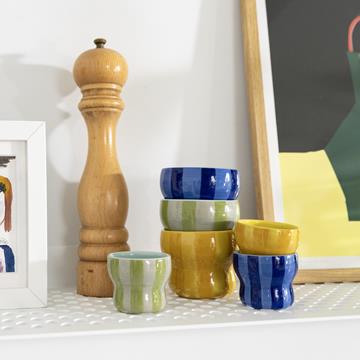 Mug circus small yellow set of 2