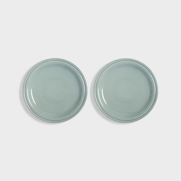 Plate mochi light blue medium set of 2