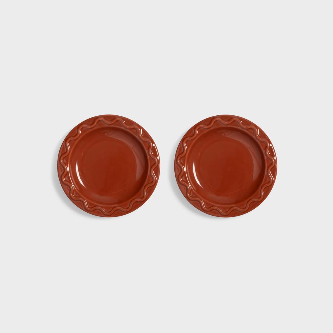 Plate mochi terra small set of 2
