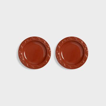 Plate mochi terra small set of 2