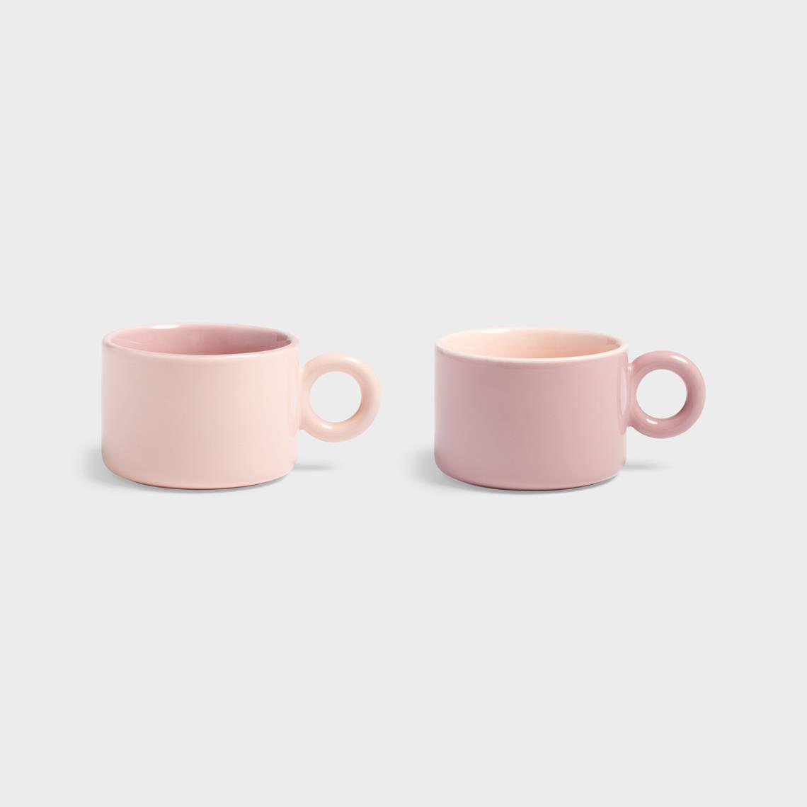 Mug chiquito pink set of 2