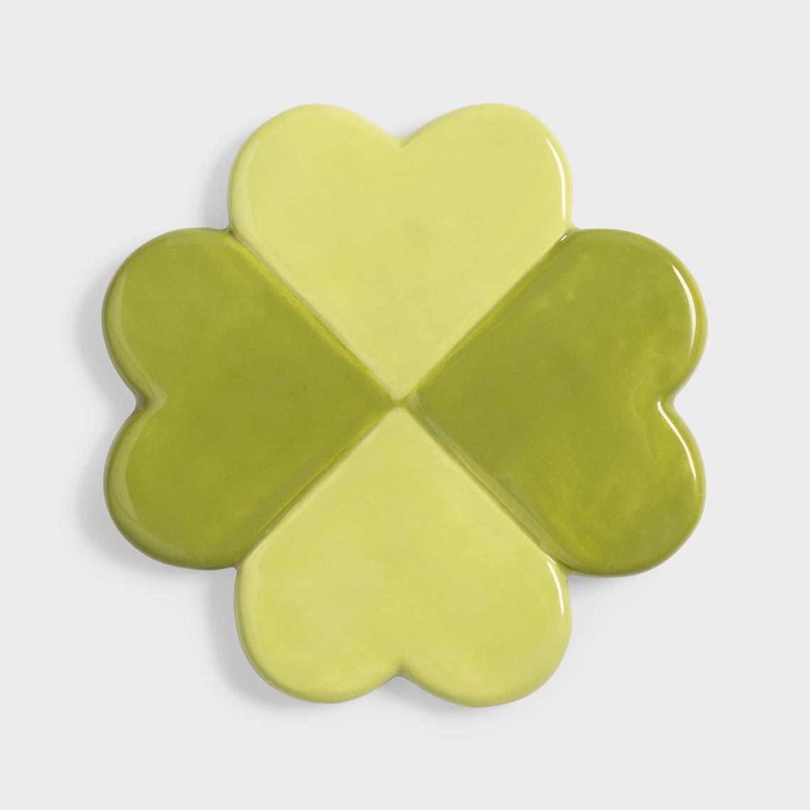 Coaster lucky clover set of 4