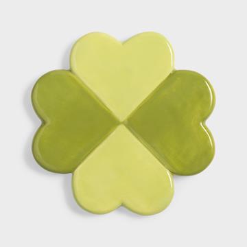 Coaster lucky clover set of 4