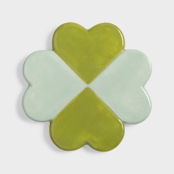 Coaster lucky clover set of 4