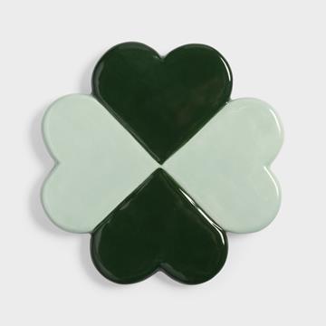 Coaster lucky clover set of 4