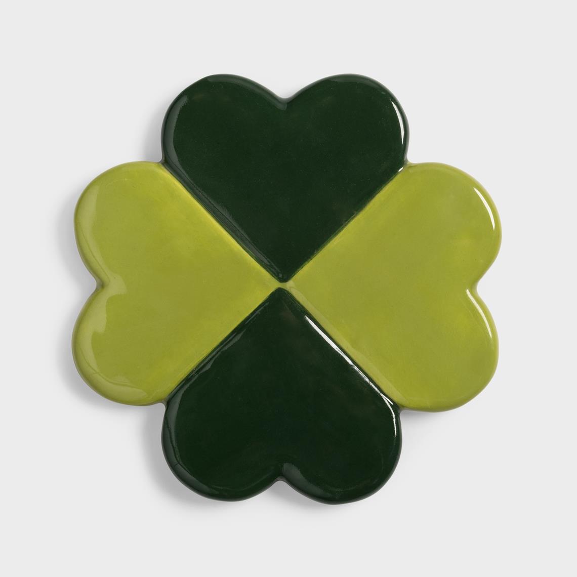 Coaster lucky clover set of 4